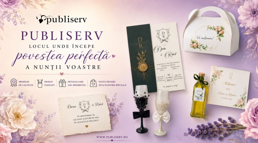 Publiserv – Locul unde începe povestea perfectă a nunții voastre